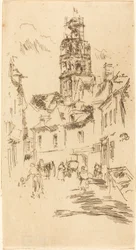 Zwiedzanie St. Antoine, Loches, 1888.