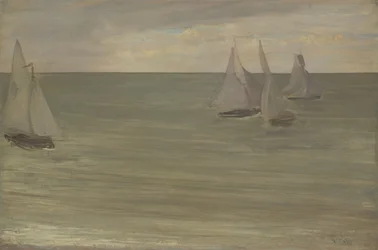 Trouville Szary i Zielony, Srebrne Morze, 1865.