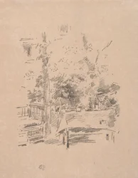Tete-a-tete w ogrodzie, 1894.