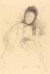 Niedokończony szkic Lady Haden, 1895.