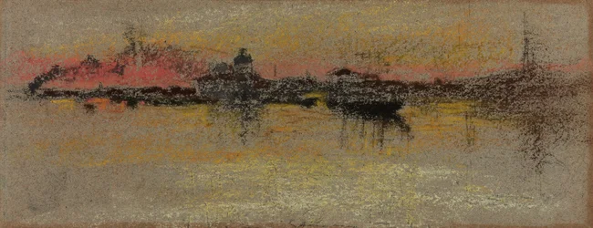 Wenecja: Wschód słońca nad Rialto, 1880.
