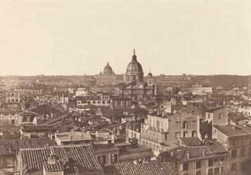 Widok Rzymu, ok. 1855.