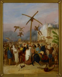 Charakpuja, festiwal huśtania się na hakach