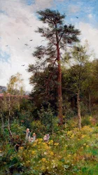 Zakątek w ogrodzie natury, 1879.