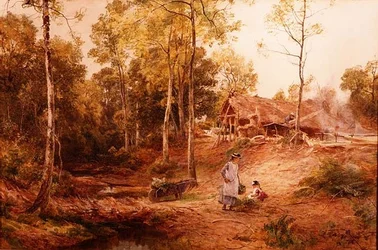 Jesień w lesie Gloucestershire