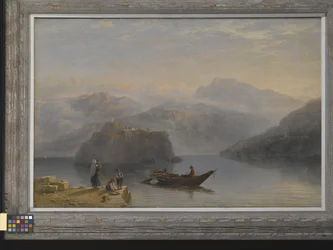 Lago Maggiore (?) (olej na płótnie)