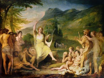 Orfeusz, pierwszy z serii The Progress of Human Culture and Knowledge, c.1777-84