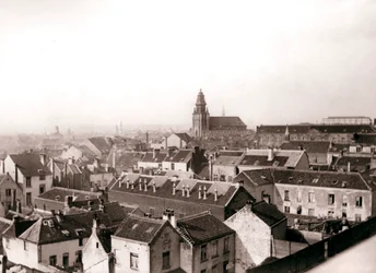 Panoramę Antwerpii, 1898.