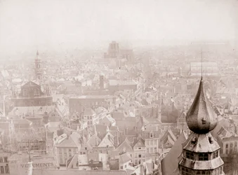 Panoramę Antwerpii, 1898.