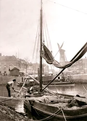 Łódź kanałowa, Rotterdam, 1898 r.