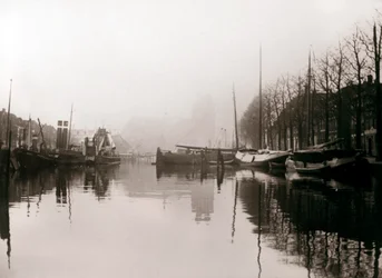 Kanały, Dordrecht, Holandia, 1898.
