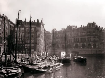 Łodzie kanałowe, Rotterdam, 1898 r.