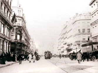 Scena uliczna, Bruksela, 1898.