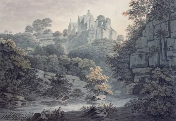 Zamek Hawthornden w pobliżu Edynburga