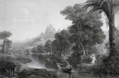 Podróż życia: młodość, c. 1855