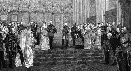 Małżeństwo księcia i księżnej Albany, 27 kwietnia 1882, 1900