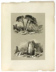 Frejus i zamek Pennard, z Picturesque Selections
