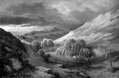 Grób Napoleona Bonapartego, wyspa Świętej Heleny, 1824