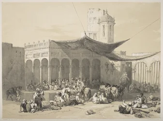 Punjabi: Sikhijscy żołnierze otrzymujący wynagrodzenie w Royal Durbar, Lahore