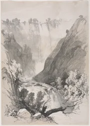 Szkice w domu i za granicą: Falls of Terni, 1830.