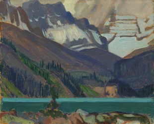 Snow Clouds, jezioro OHara, 1929 (olej na prasowanej tekturze)