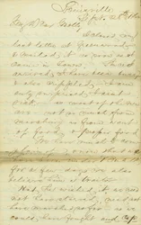 List Jamesa E. Love z Louisville do Molly, 28-30 września 1862 r.