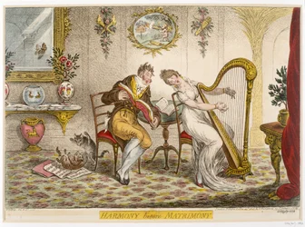 „Harmonia przed małżeństwem”, opublikowana w 1805 r.