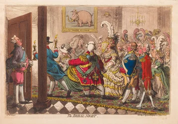 Noc ślubna, wyd. 1797 (grawerowanie ręcznie kolorowane)