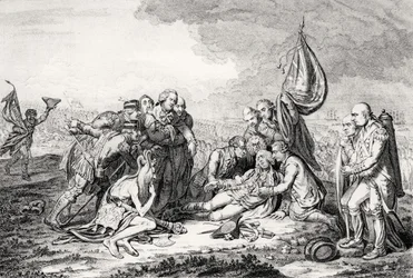 Śmierć Wielkiego Wilka, wyd. przez H. Humphrey, 1795 (patrz także 119752, 124902 i 153197)