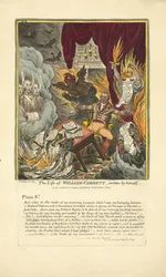 The Life of William Cobbett, nagrane przez niego samego, wydane przez Hannah Humphrey, 1809 (ręcznie kolorowana grawerunek)