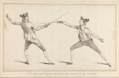 Z Parry of Quarte Inside the Arms on the Coup de Quarte