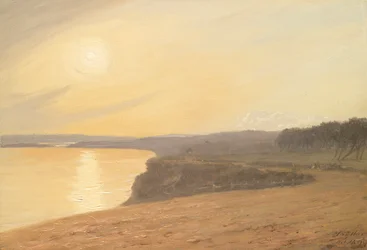 Zachód słońca w pobliżu Bournemouth, 1899