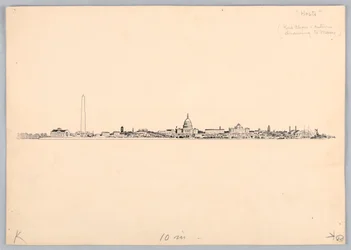 Washington Skyline, projekt na kolację Washington Board of Trade, 13 maja 1908 r