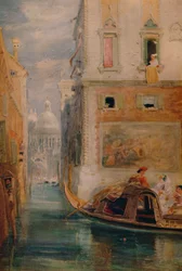 Gondola, Wenecja, 1865, 1935
