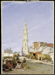Wieża Clerigos, Porto, Portugalia, 1837