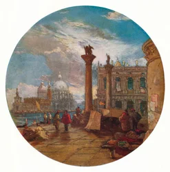 Widok w Wenecji, ok. 1853 r.