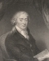 Portret Venanzia Rauzziniego (1746-1810), rytowany przez Roberta Hancocka (1730-1817)