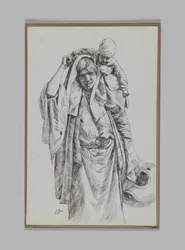 Figuralna niewiasta z Jerozolimy, ilustracja z Życia naszego Pana Jezusa Chrystusa