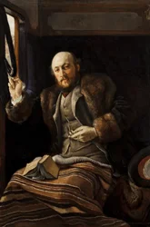 Pan w wagonie kolejowym, 1870-80