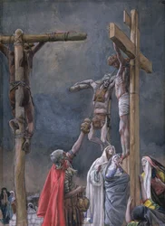 Pragnę. Ocet podany Jezusowi, ilustracja do Życia Chrystusa, ok. 1884-96
