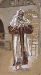 Święty Andrzej, ilustracja do Życia Chrystusa, ok. 1886-94 (toaleta i gwasz na tekturze)