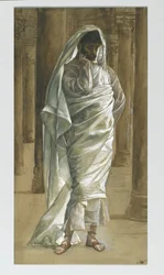 Św. Tomasz, ilustracja z Życia Pana naszego Jezusa Chrystusa, 1886-94 (wc nad grafitem na papierze)