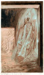 Anioł Pański na kamieniu grobu, 1897
