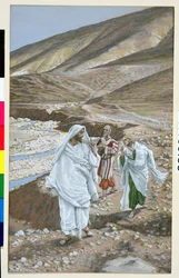 Powołanie św. Andrzeja i św. Jana, ilustracja do Życia Chrystusa, ok. 1886-94 (wc i gwasz na tekturze)