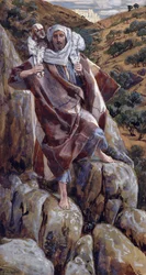 Dobry Pasterz, ilustracja do Życia Chrystusa, ok. 1886-94 (gwasz na tekturze)