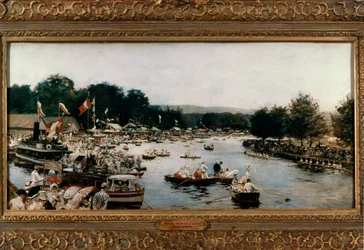Regaty Henley, ok. 1877 (obraz na płótnie)