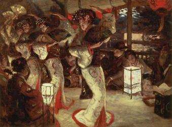 Syn marnotrawny we współczesnym życiu: w obcych klimatach, c.1882 (szkic przygotowawczy)