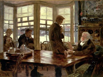 Syn marnotrawny we współczesnym życiu: odejście, ok. 1882 (szkic przygotowawczy do 33783)