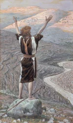 Głos na pustyni, ilustracja do Życia Chrystusa, ok. 1886-96 (gwasz na tekturze)