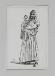 Kobieta z Geba, Samaria, ilustracja z Życia naszego Pana Jezusa Chrystusa